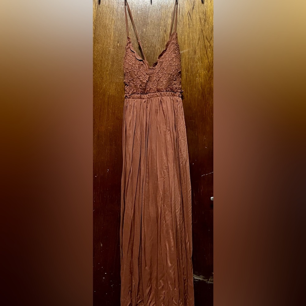 Chic Tan Maxi Skirt